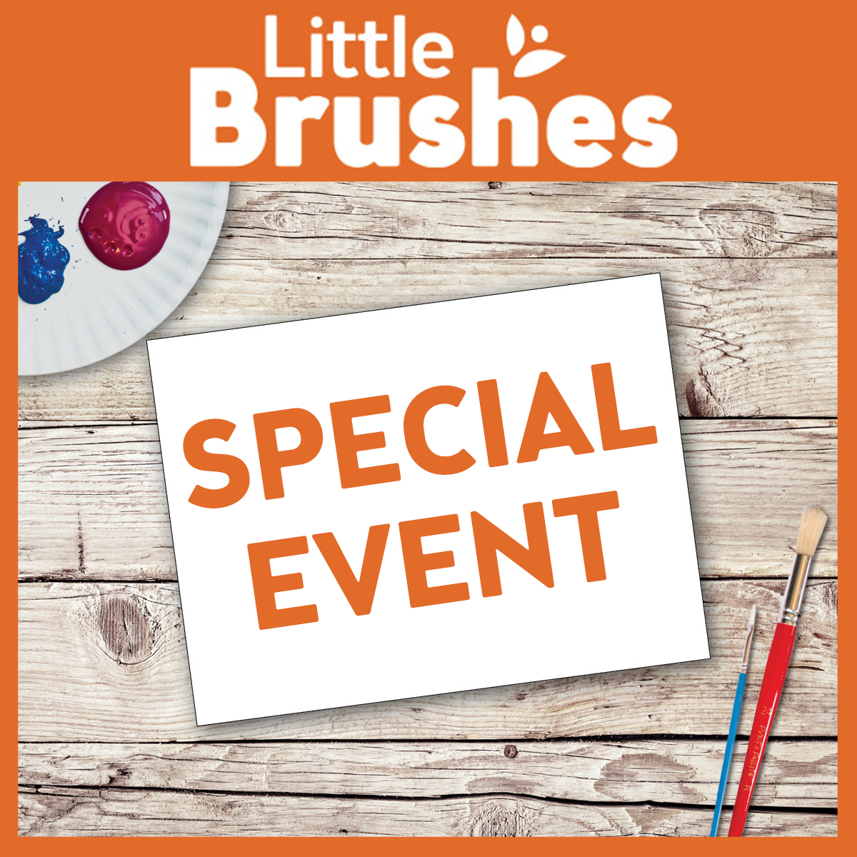 Little Brushes Special Event Pinot's Palette Painting