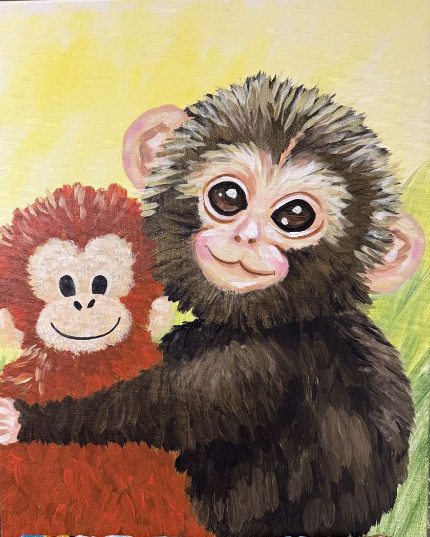 Join his  fans with this painting debut