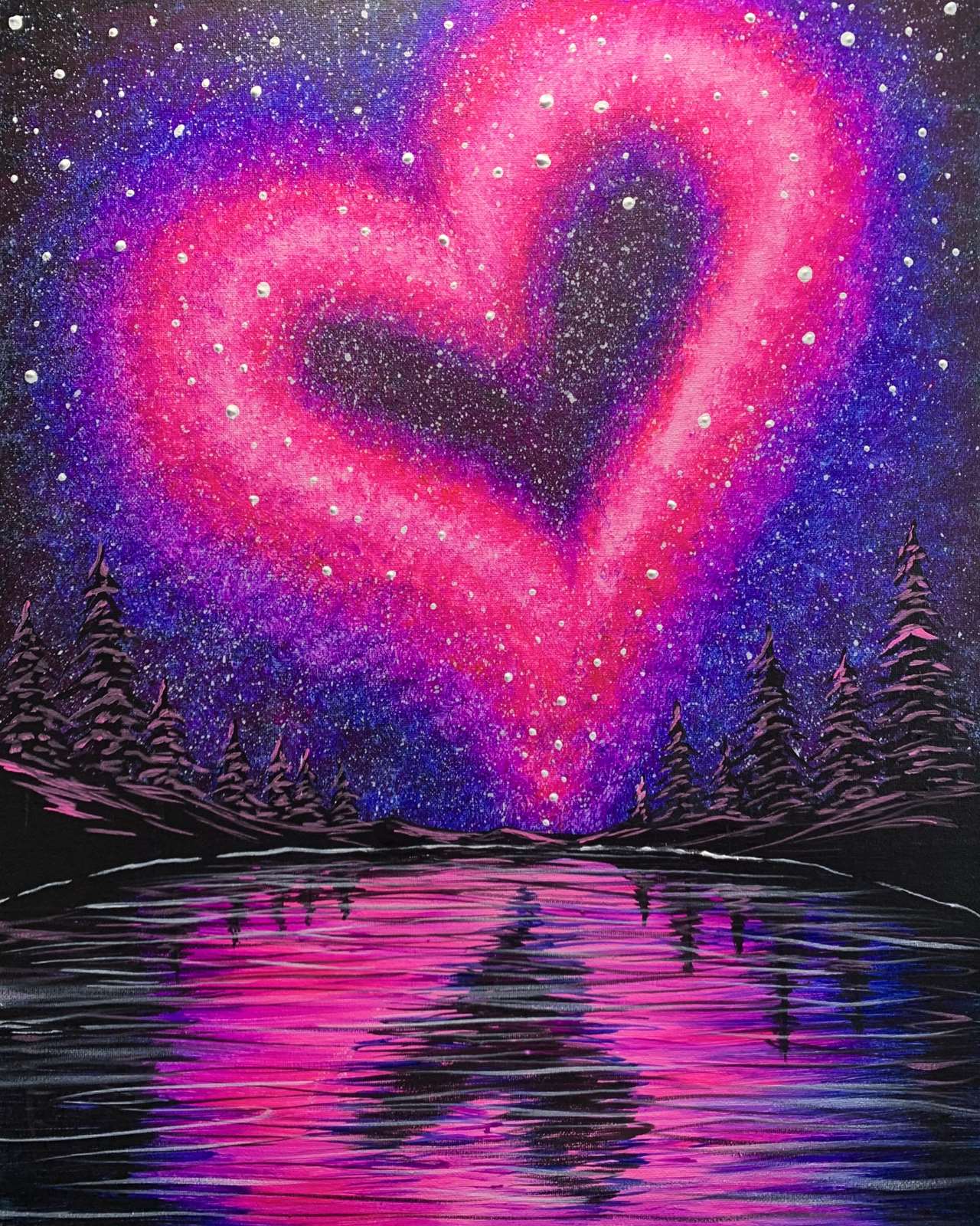 Galactic Love Tree - Set - Saturday, May 11, 2024 - Painting with