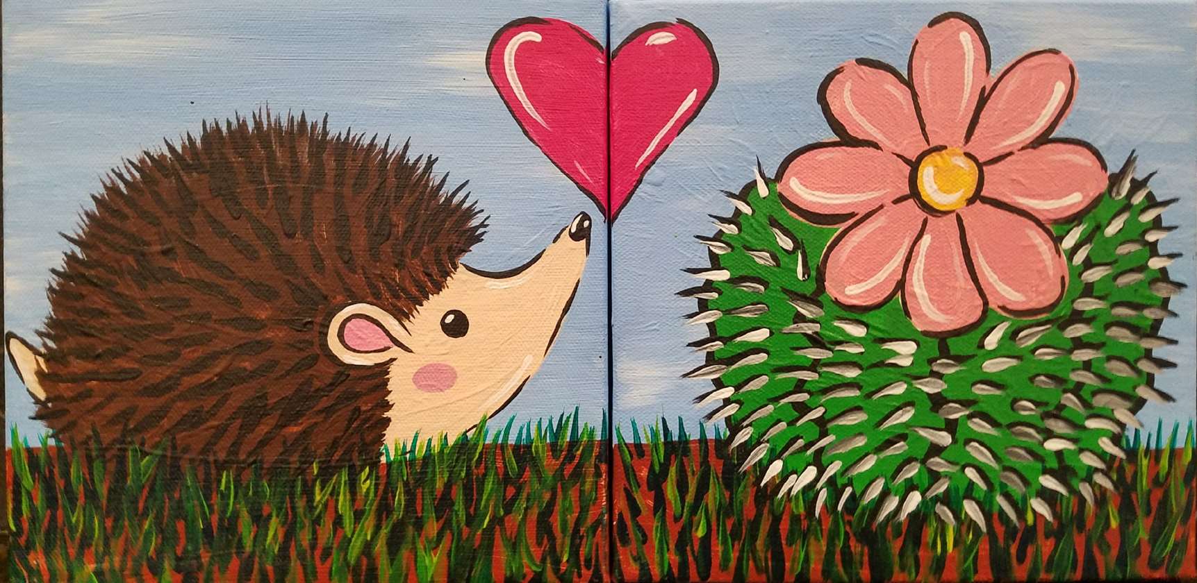 Love is Blind Pinot's Palette Painting