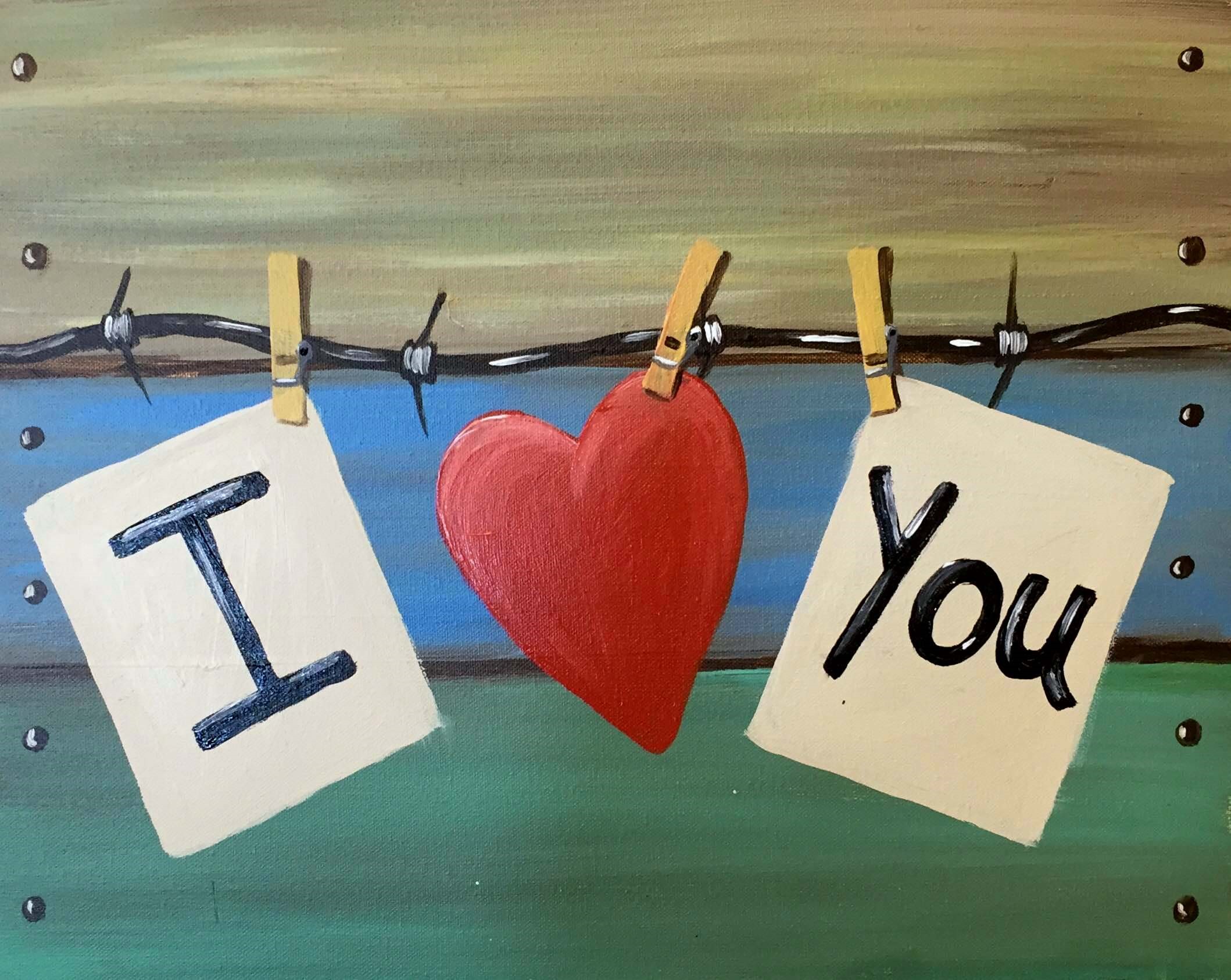 Love Letters Pinot S Palette Painting Love Letters