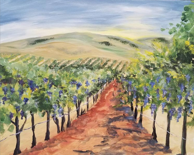 Sip and Paint at Leisure Street Winery