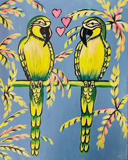 Lovebirds in Paradise