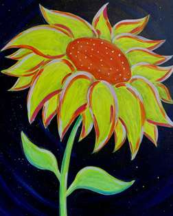Luminous Sunflower