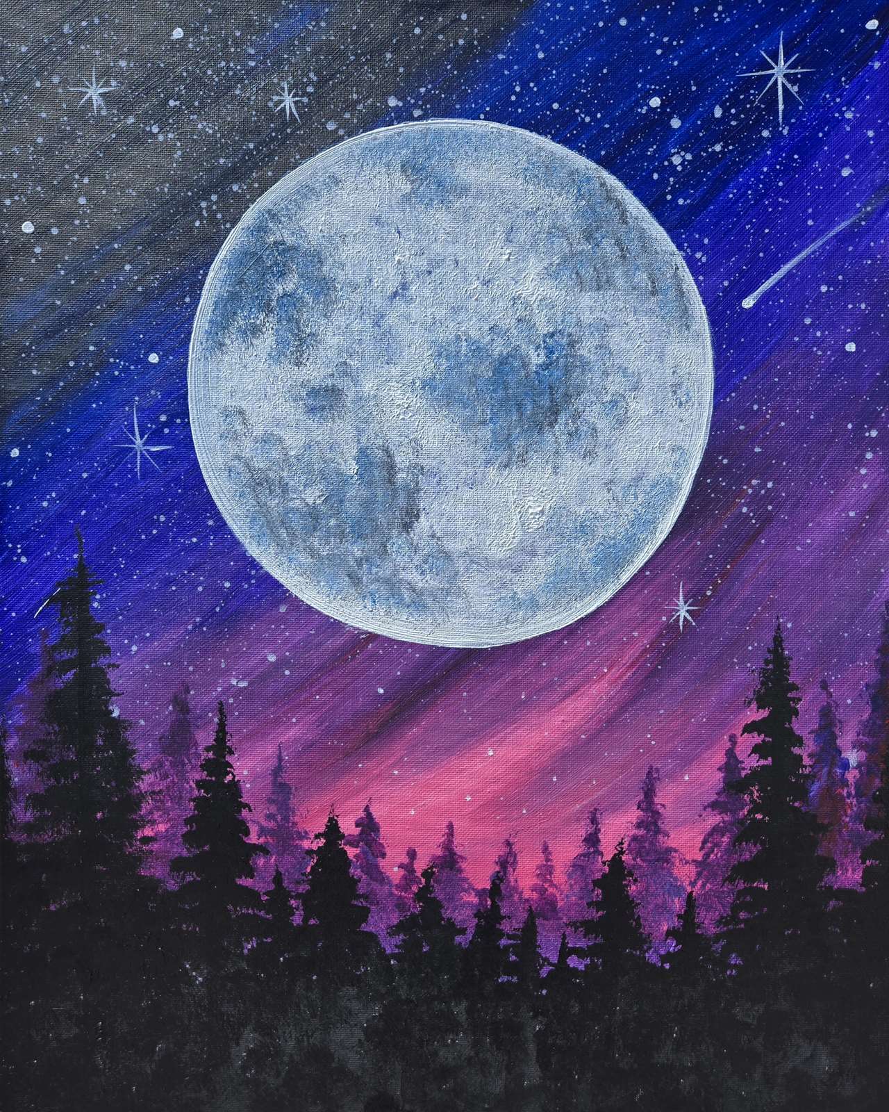 Lunar Radiance at Pinot's Palette – Huntington Beach