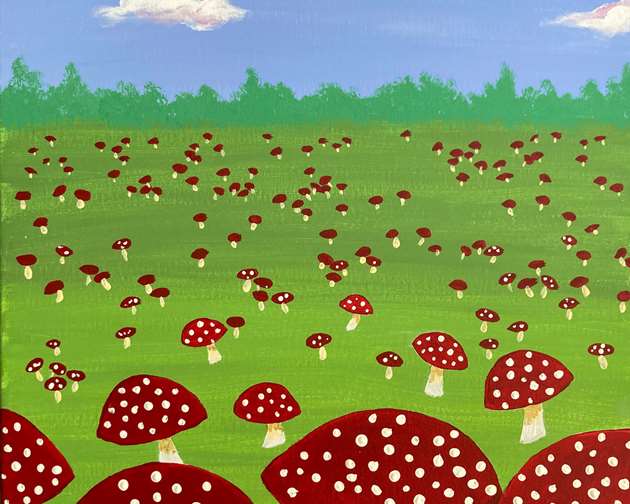 Many Mini Amanita