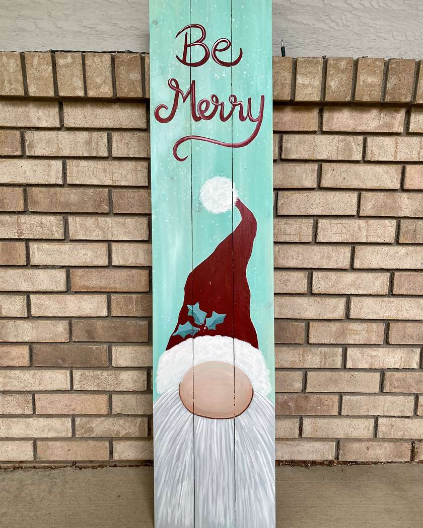 Merry Gnome Porch Leaner