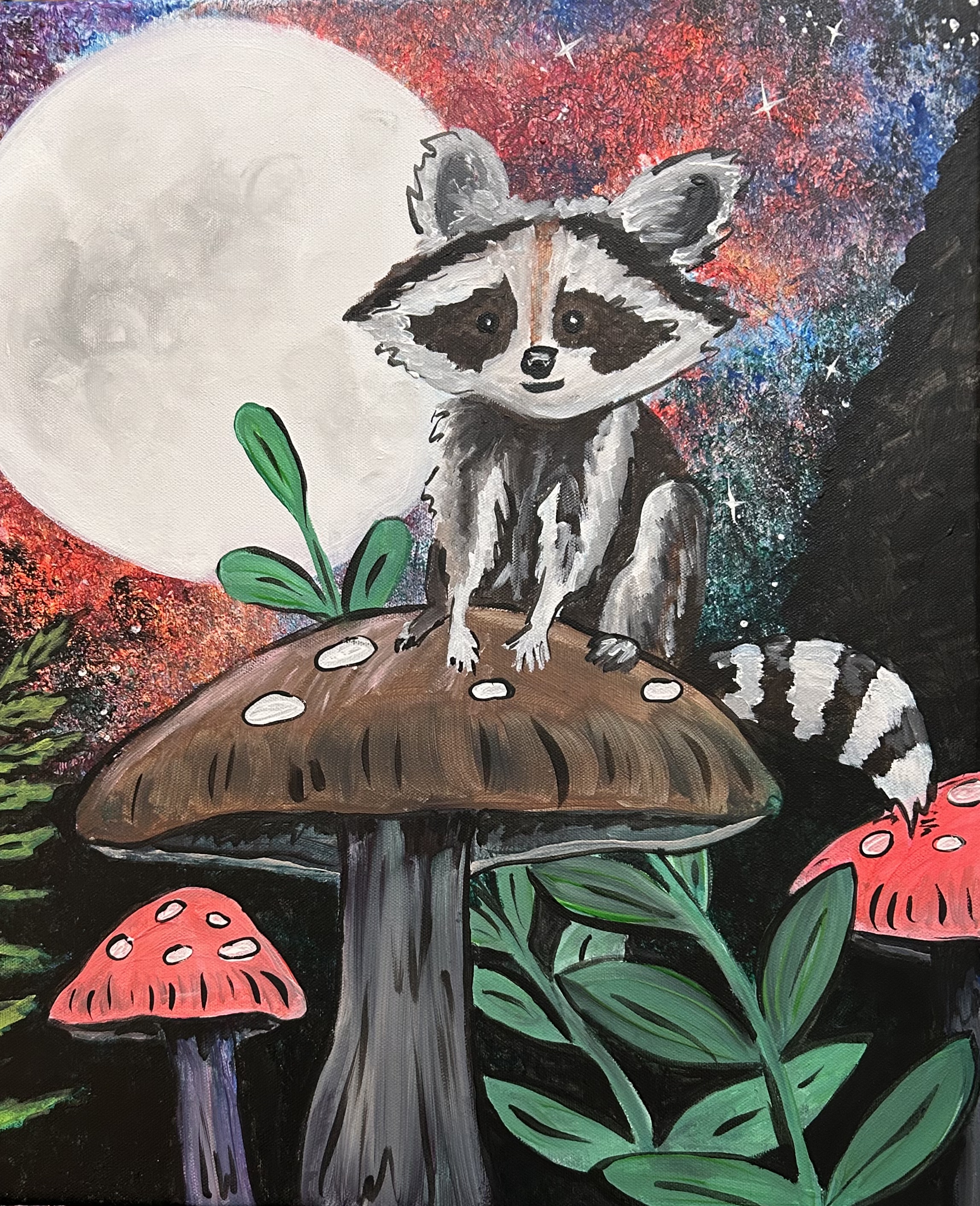 Mischief Shape Midnight Mischief - Pinot's Palette Painting