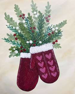 Mistletoe Mittens
