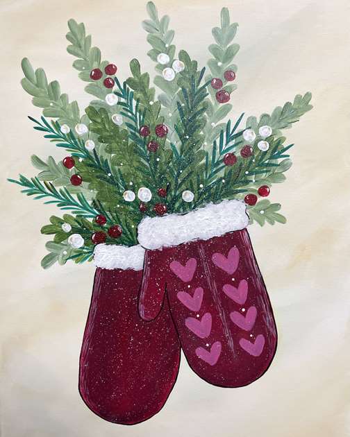 Mistletoe Mittens