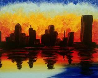 Monet Inspired Buffalo Sunrise