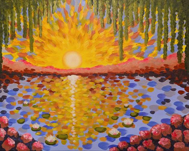 Monet Mimosa Sunrise