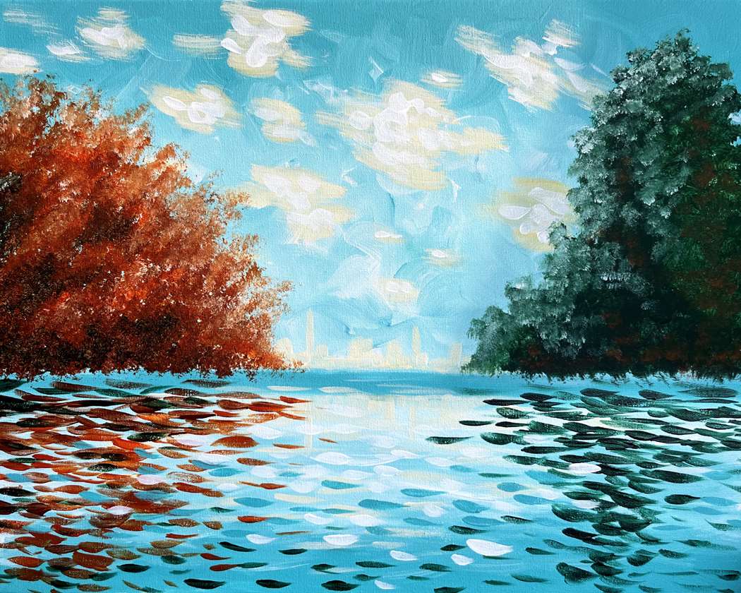 Monet's Autumn Effect - Pinot's Palette Painting