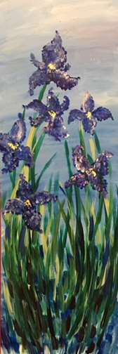Monet’s Irises