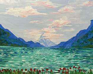 Monet's Lake Day