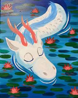 Monet's Lotus Dragon