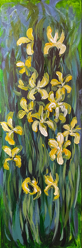 Monet's Yellow Irises