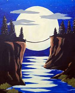 Moonlit Cliffs