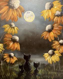 Moonlit Marigolds