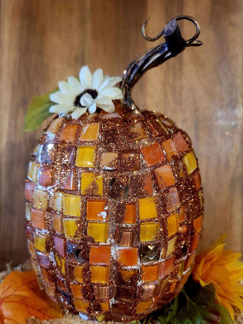 Create your own Mosaic Pumpkin!