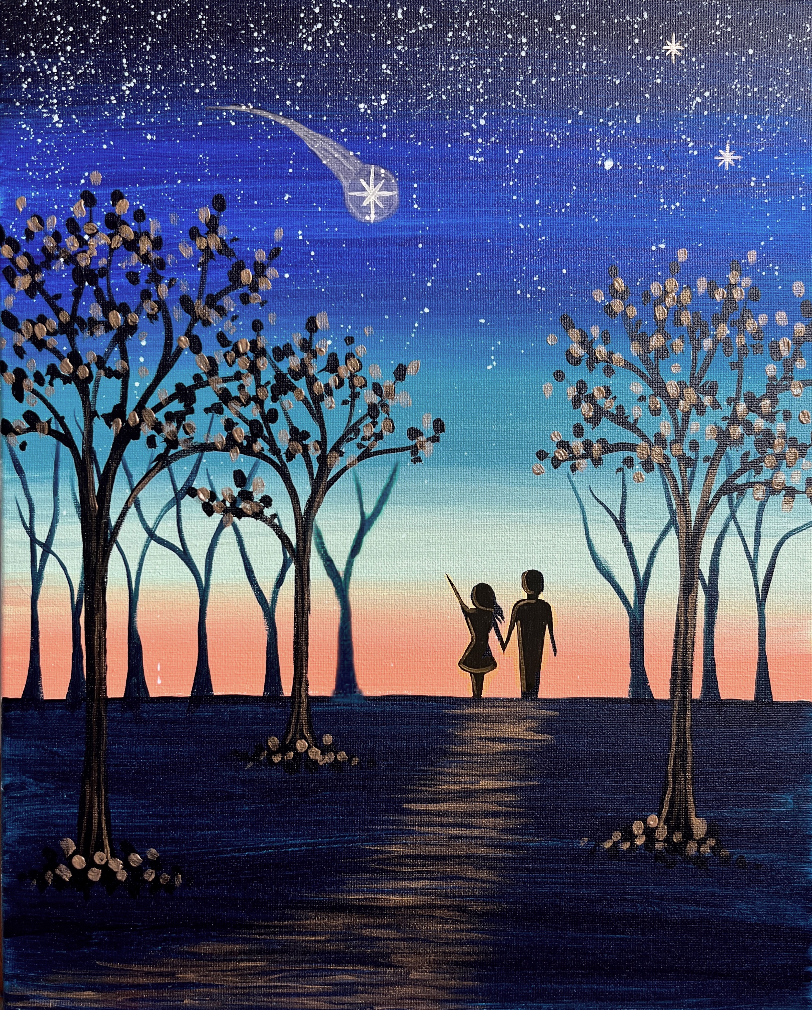 My Shining Star - Pinot's Palette Painting