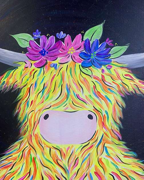 Neon Cow