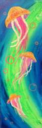 Neon Jellyfish Trio