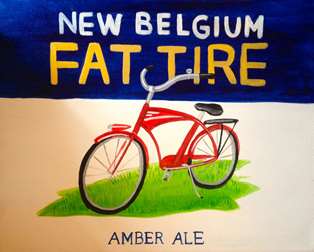 New Belgium Fat Tire (new label)