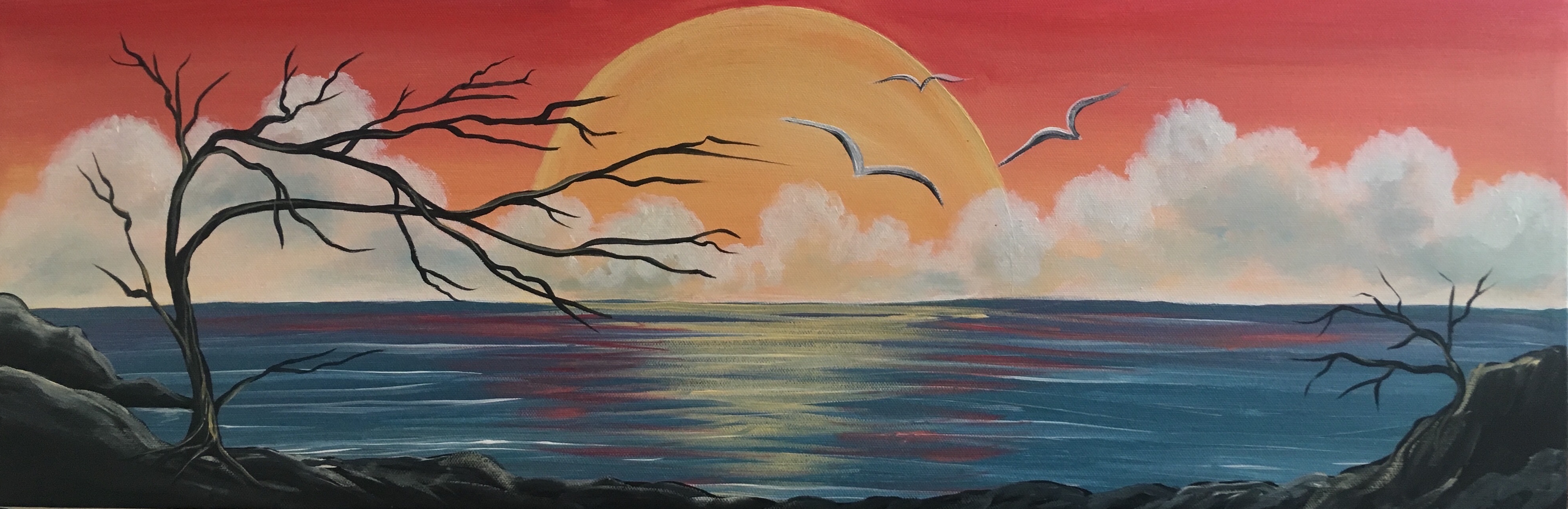 Ocean View Pinot s Palette Painting Ocean View Pinot s Palette Painting