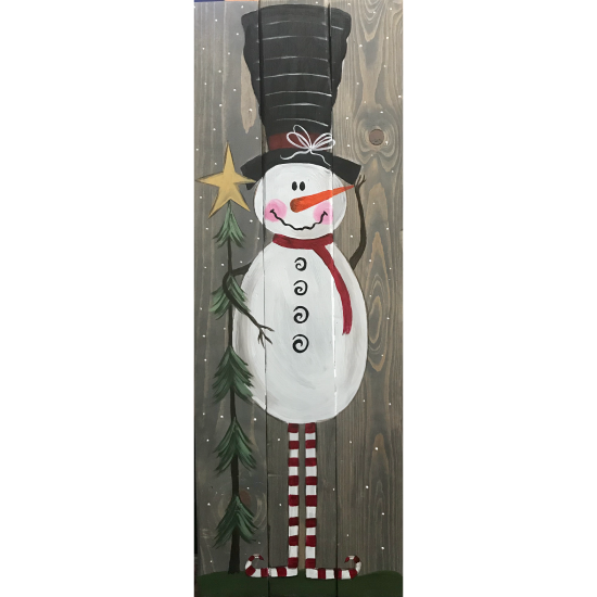 Holiday Decor: Paint on Wood Board! Option for Canvas!
