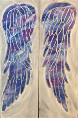 Opalescent Angel Wings