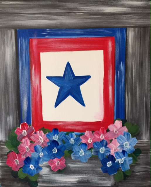 Celebrate Memorial Day! Kid's & Family Class - 11*14 Canvas 