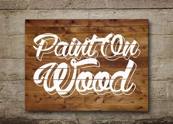 Paint on Wood