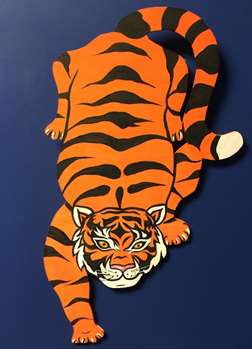 Paint Your Own Wooden Tiger!