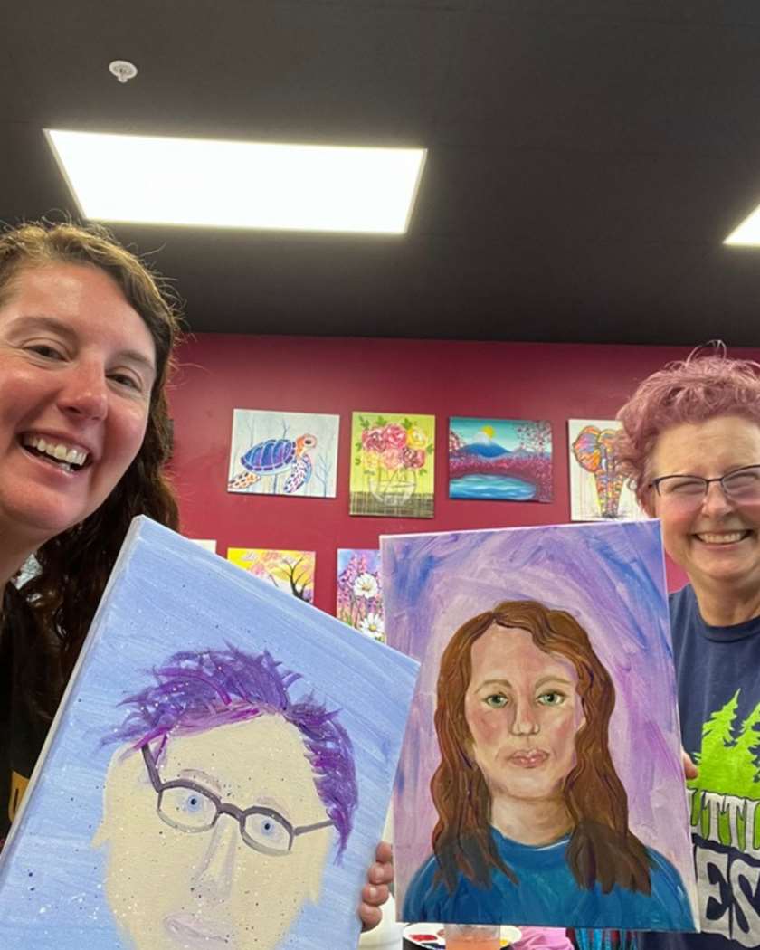 Join us for a Hilarious night of painting your partner. 