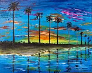 Paint And Sip In Logan Square Logan Square Pinot S Palette