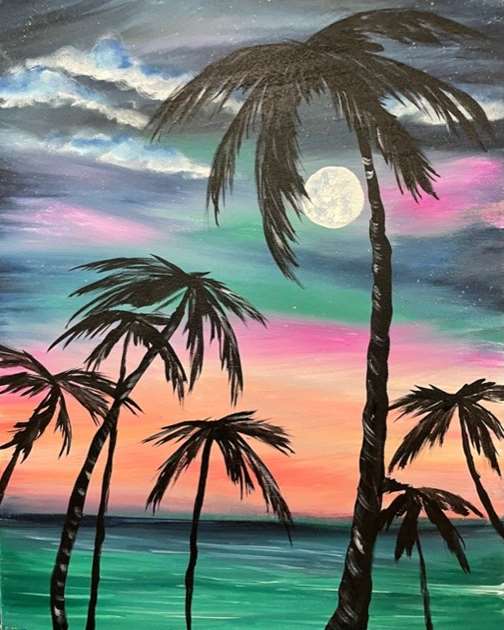 Palm Tree Sunrise