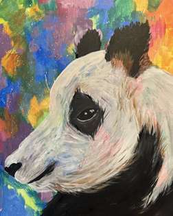 Panda in Neon