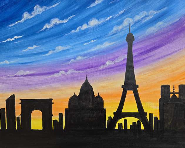 Paris at Sunset