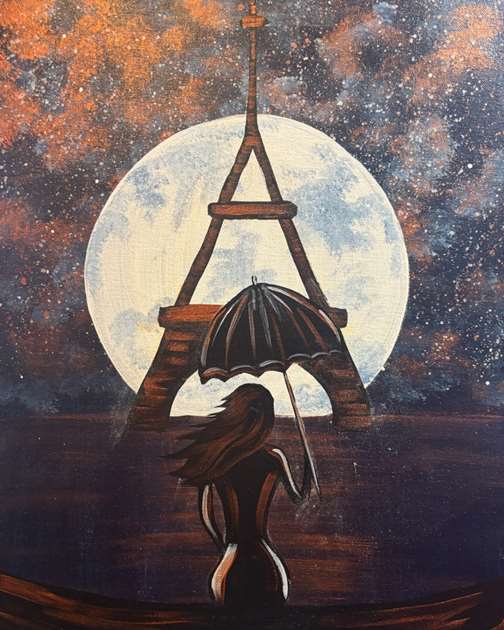 Paris Under The Moonlight