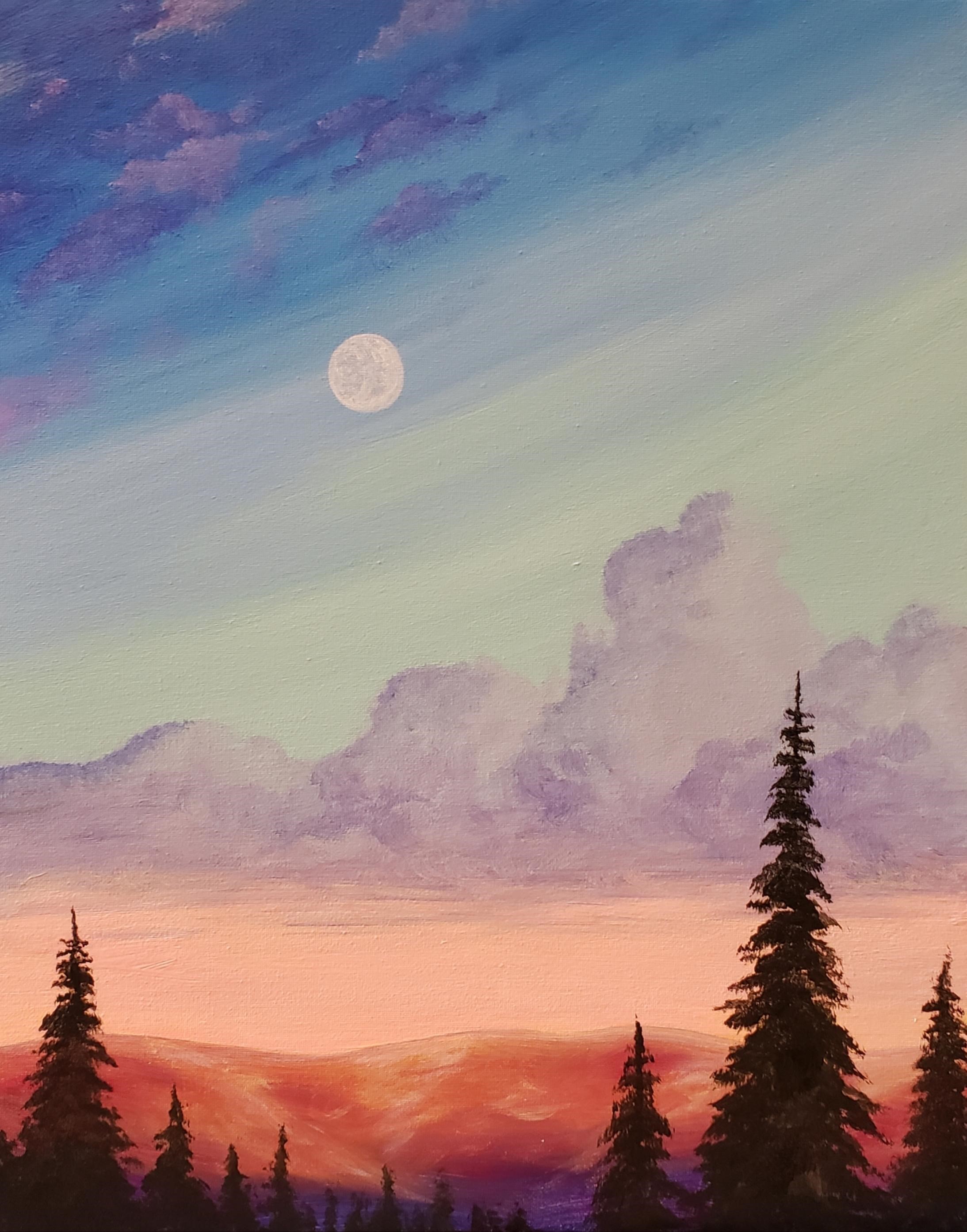 Peaceful View - Pinot's Palette Painting
