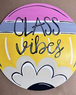 Pencil Me In Wood Door Hanger