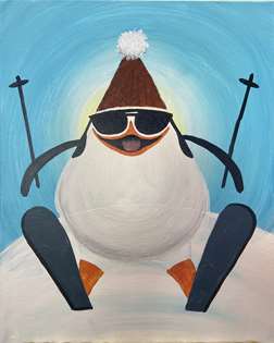 Penguin Hits the Slopes