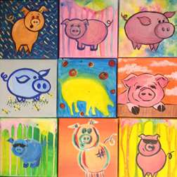 Porktoberfest - Join us in Butchertown to Paint Your Own 6x6 PIGS