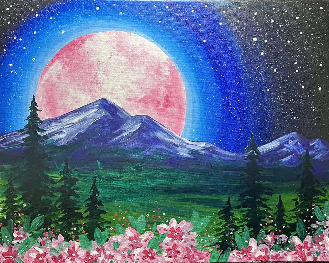 Pink Moon Forest