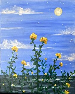 Poppies in Moonlight