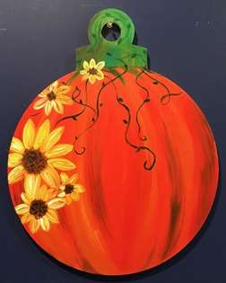 Pumpkin Door Hanger