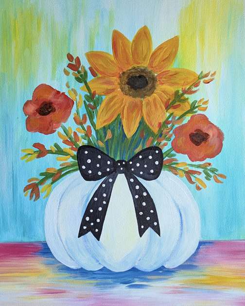 Pumpkin Full of Posies