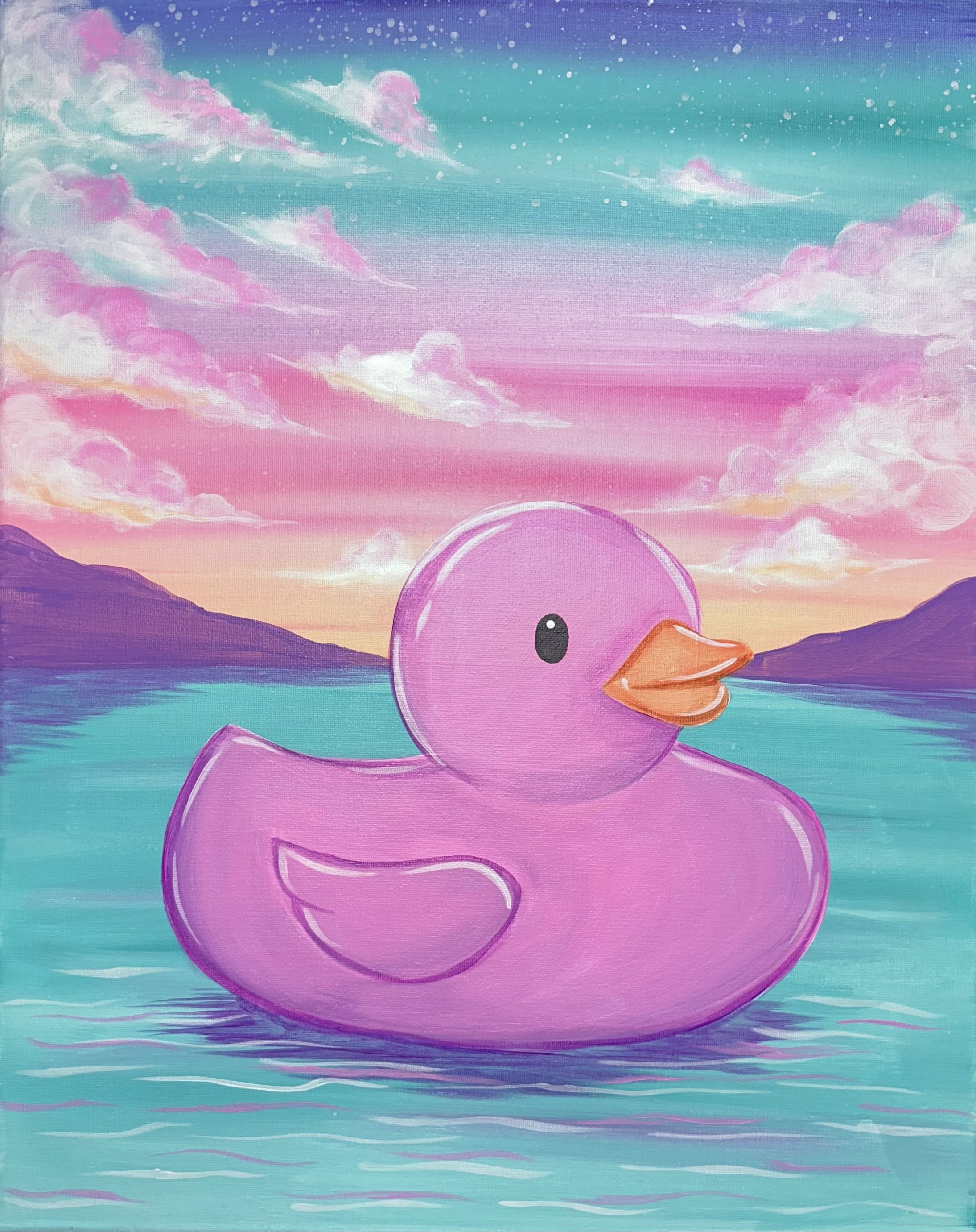 Quacky Dreams - Pinot's Palette Painting