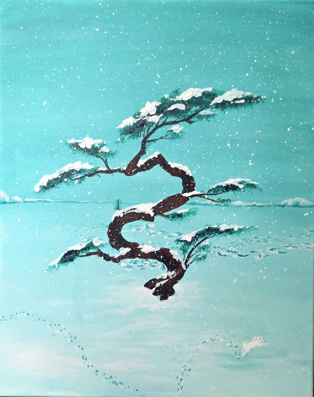 Rabbit's Dash - Pinot's Palette Painting